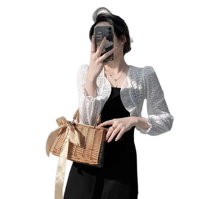 

White Apricot Shrugs For Bolero Women Long Sleeve Formal Party Dress Capa Mariage Dresses Cape Jacket Elegant Wraps Bridal Shawl