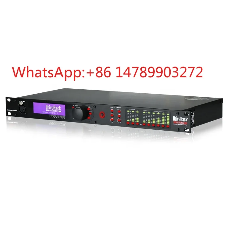 

3 In 6 Out DSP Processor Full Equalization Loudspeaker Control Stage System