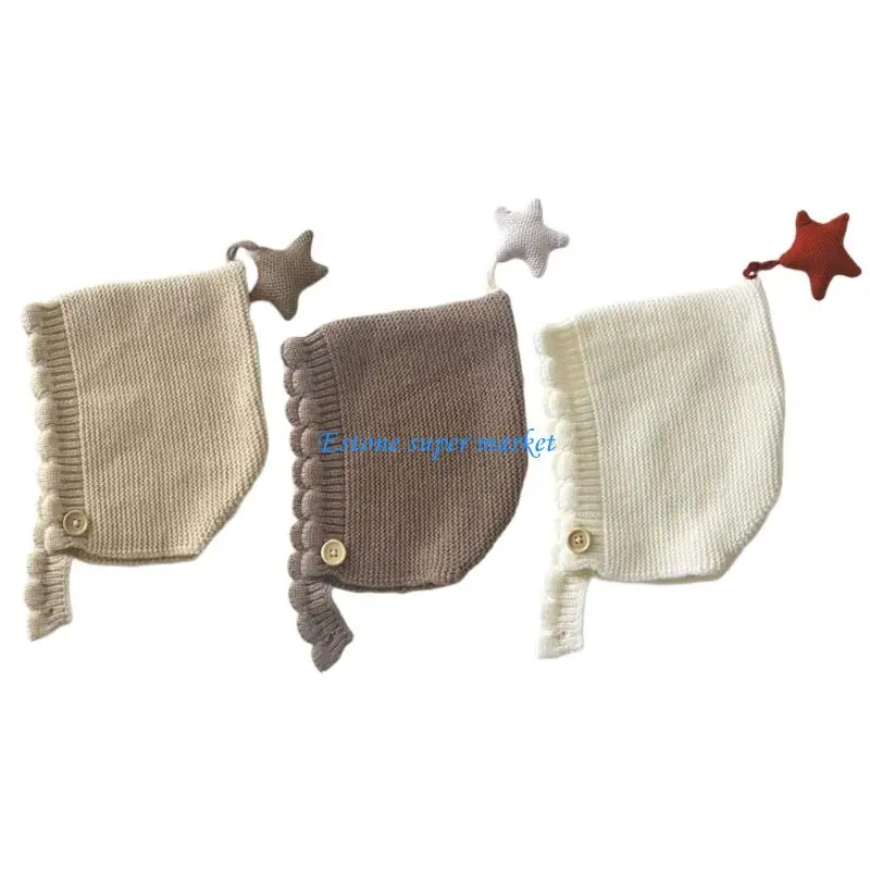 

090B Soft Baby Earflap Hat Warm Lined Acrylic Weave Perfect For Cold Weather 0 2 Year Olds