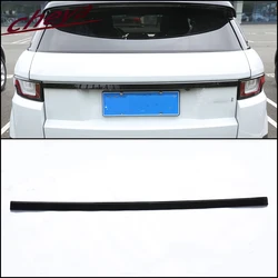 For Land Rover Range Rover Evoque 2012-18 Car Rear Trunk Lid Trim Strip ABS piano black Tailgate rear marking strip Accessories