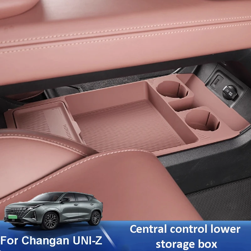 

For Changan UNI-Z UNIZ 2024 2025 Car Central Control Lower Storage Box Interior Partition Storage Decoration Accessories