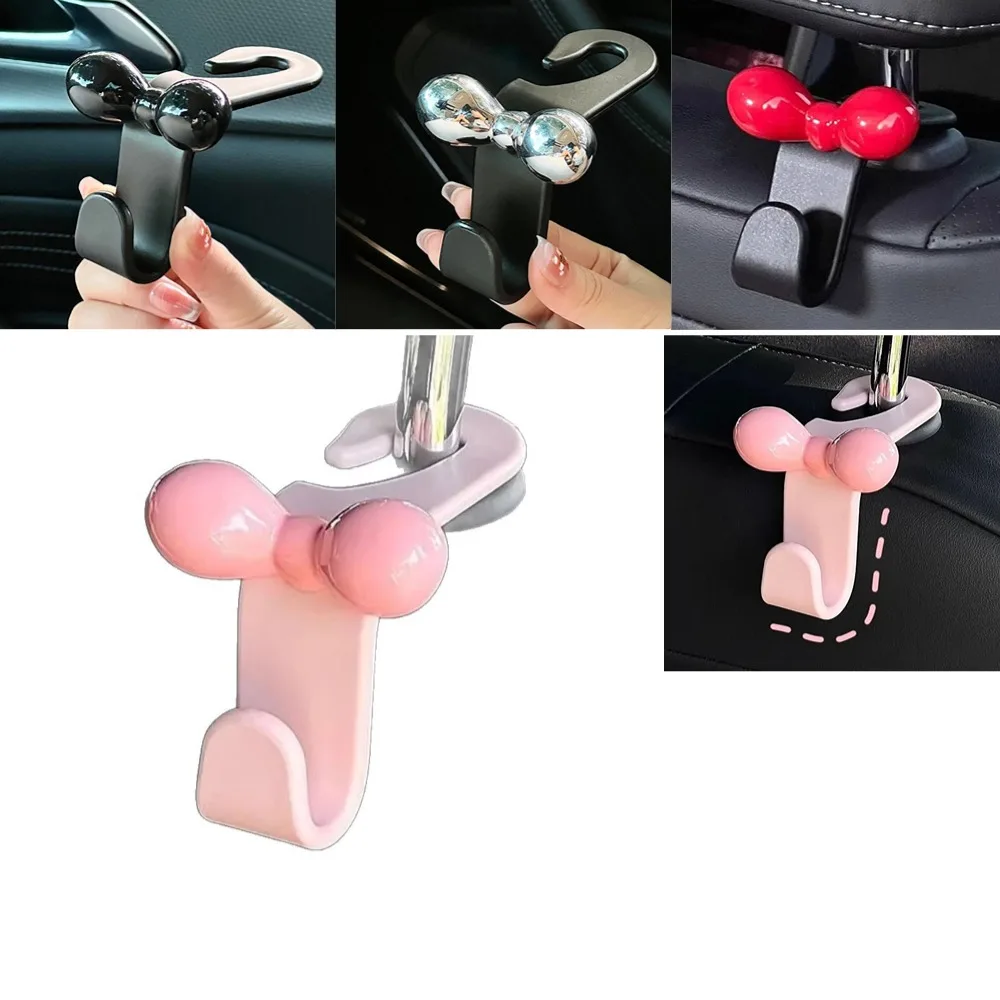 

2PCS Car Seat Headrest Hook Hanger Storage Organizer For Handbag Purse For Handbag Purse Bags Clothes Christmas