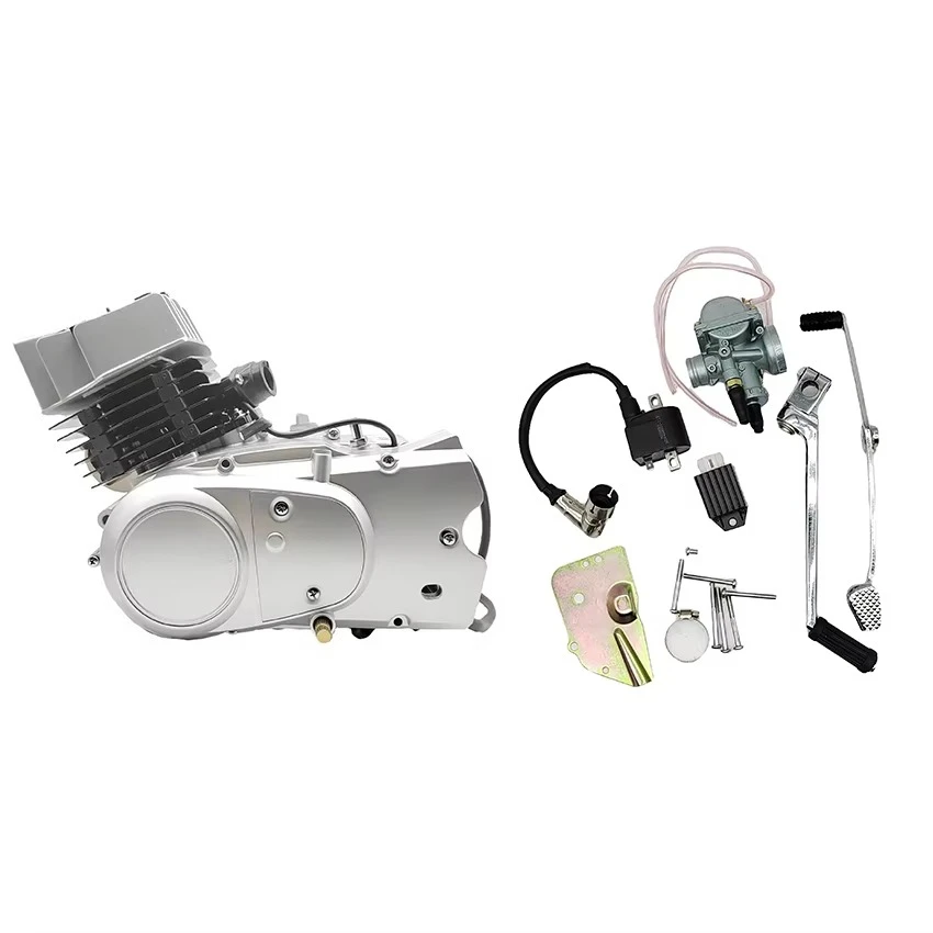 Good Quality 100cc Engine For Honda For Yamaha For Kawasaki Lifan AX100 Motor Engine With Chian Kit Clutch Disc Plate Coil Spare