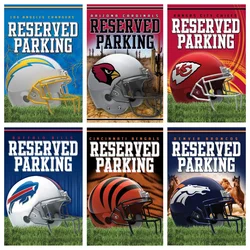 Metal sign National Football League Team Poster Suitable For The Promotion Room Of Bars Rugby Fields And Sports Fields 8x12 Inch