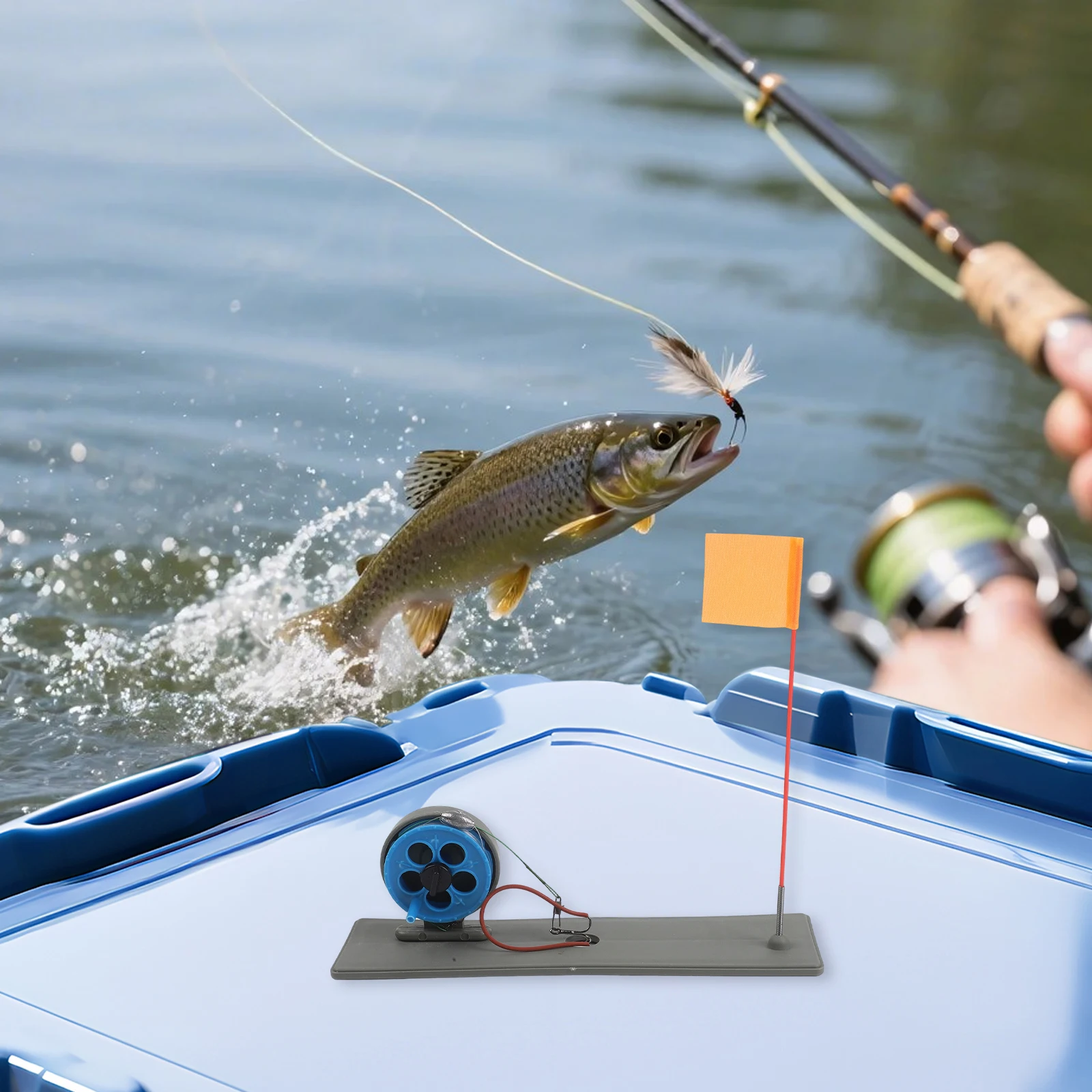 Przenośna zimowa flaga wędkars – Ice Fishing Tip Up recenzja i cena