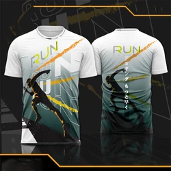 Camiseta de manga corta Unisex con estampado 3d para deportes de correr, ropa cómoda y holgada de secado rápido para deportes al aire libre y2k, verano