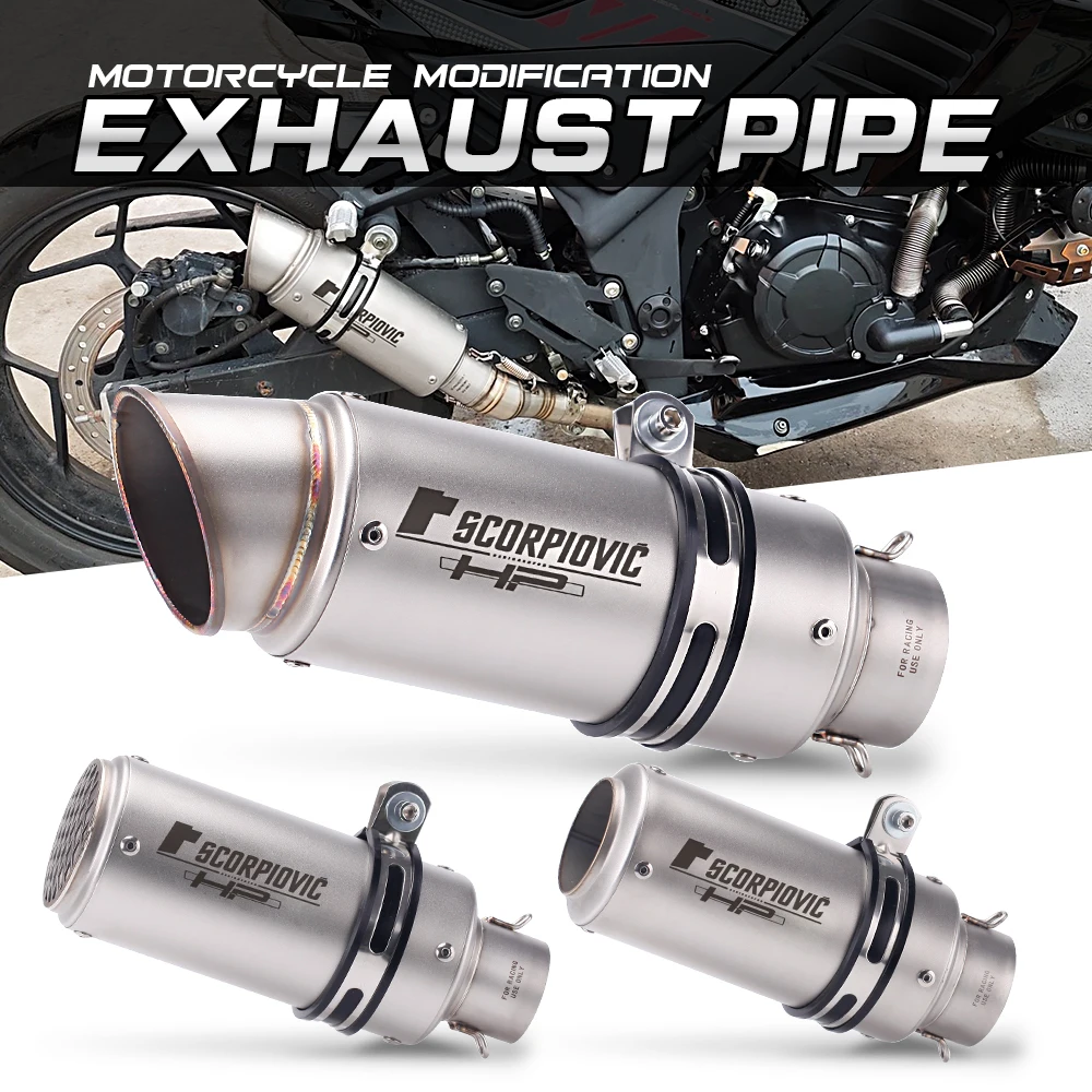 Silencieux d\'échappement universel pour moto, adapté à la conception GPS, micro-pôle, DB Killer, 51mm, 60mm
