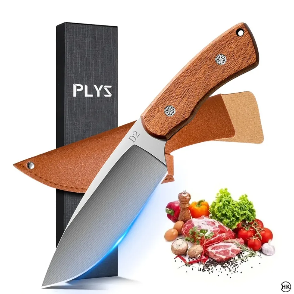 PLYS Professionelle Küchenmesser, spezielles Schneidemesser, Küchengebrauch, superscharfes Gemüsemesser, Fleischschneider aus Edelstahl