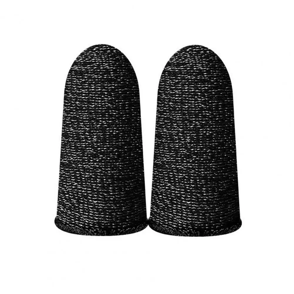 زوج واحد من غطاء الإصبع المقاوم للعرق، ألعاب فيديو رفيعة للغاية وشاشة تعمل باللمس، قفازات بأطراف الأصابع للعبة PUBG Mobile