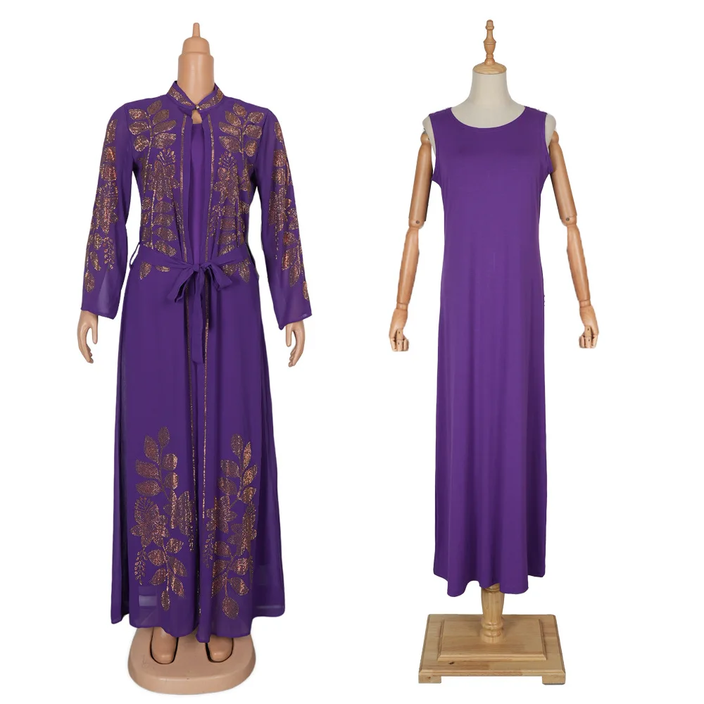 

Abayas For Women Dubai Luxury 2025 Chiffon Boubou Muslim Fashion Caftan Marocain Wedding Evening Party Dresses African Clothes