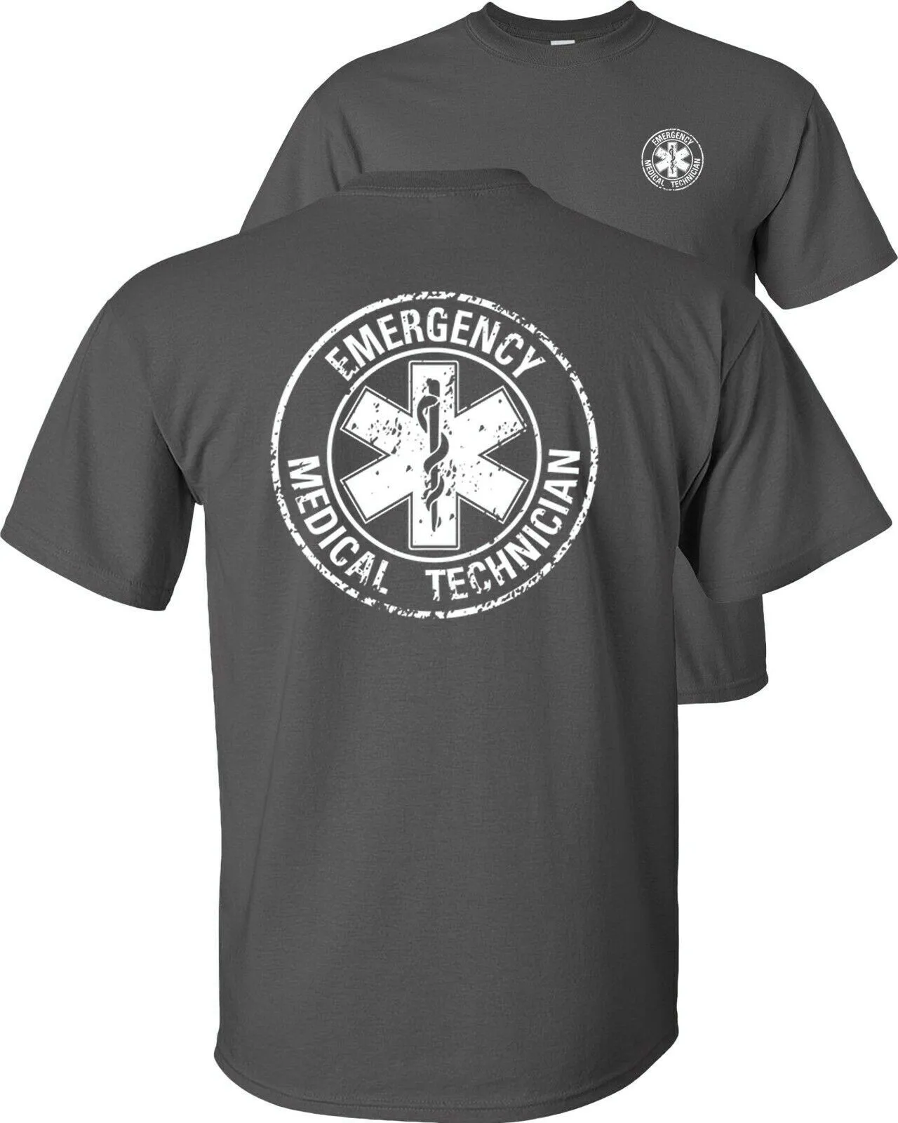 Circle Distressed Paramedic Technician T-Shirt EMS EMT Occupational Summer Cotton Short Sleeve O-Neck Unisex T Shirt New S-3XL