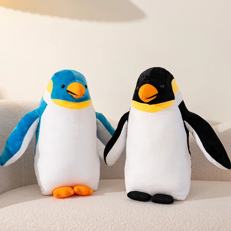 البطريق لطيف أفخم لعبة للأطفال ، محشوة الحيوان ، دمية لينة ، وسادة الكرتون ، هدية عيد ميلاد جميلة للأطفال