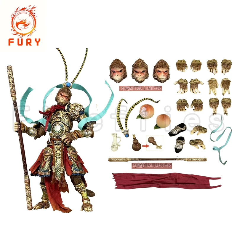 [Pre-Order]1/12 7inches Fury Toys Action Figure Great Sage Equal to Heaven Sun Wukong Anime Model Free Shipping