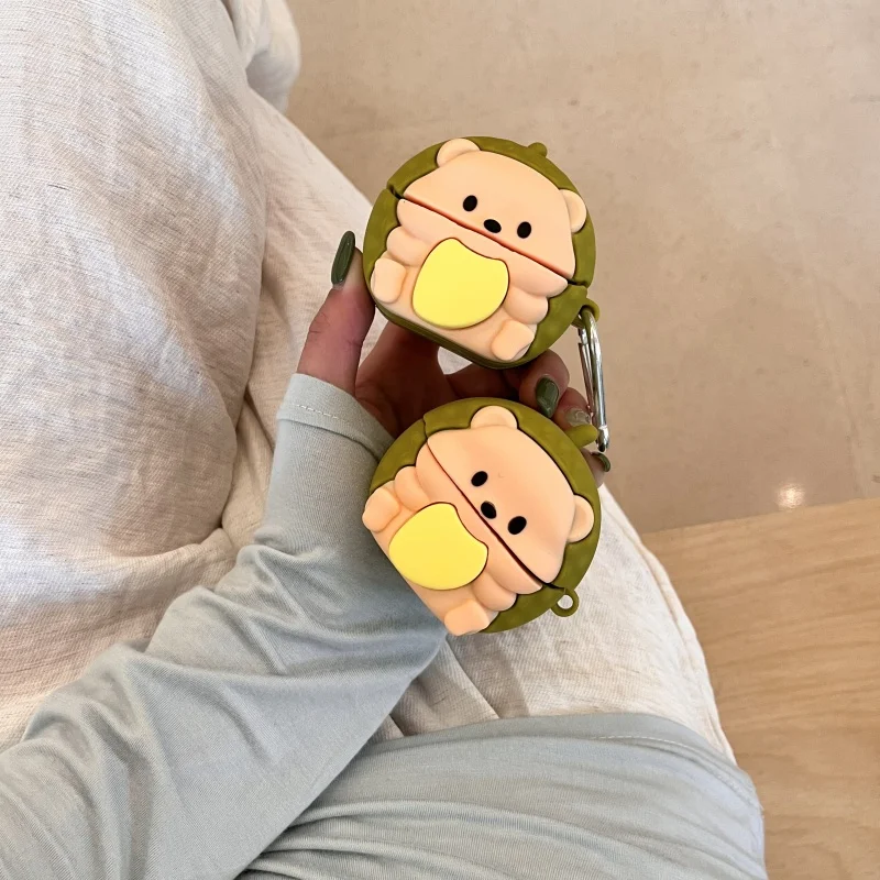 Applicable to Samsung Galaxy Buds 4Pro earphone cases, this creative durian cartoon protective cover.