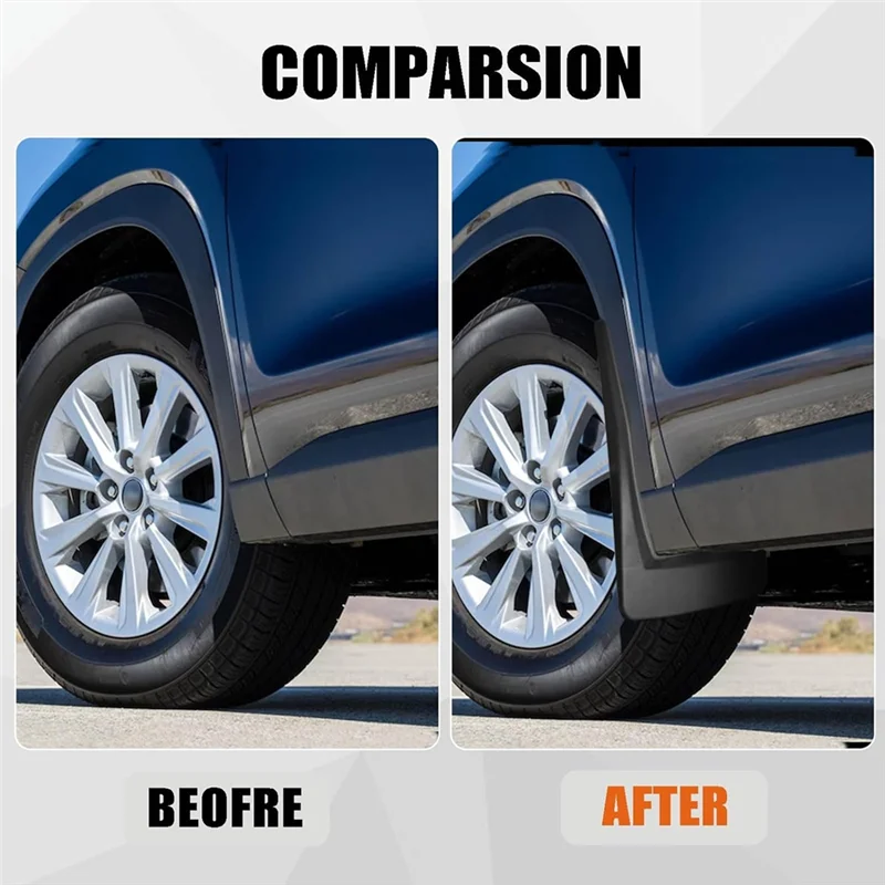 

Брызговики для Toyota Grand Highlander 2024, передние и задние брызговики, брызговики на крыло, внешние аксессуары-A65M