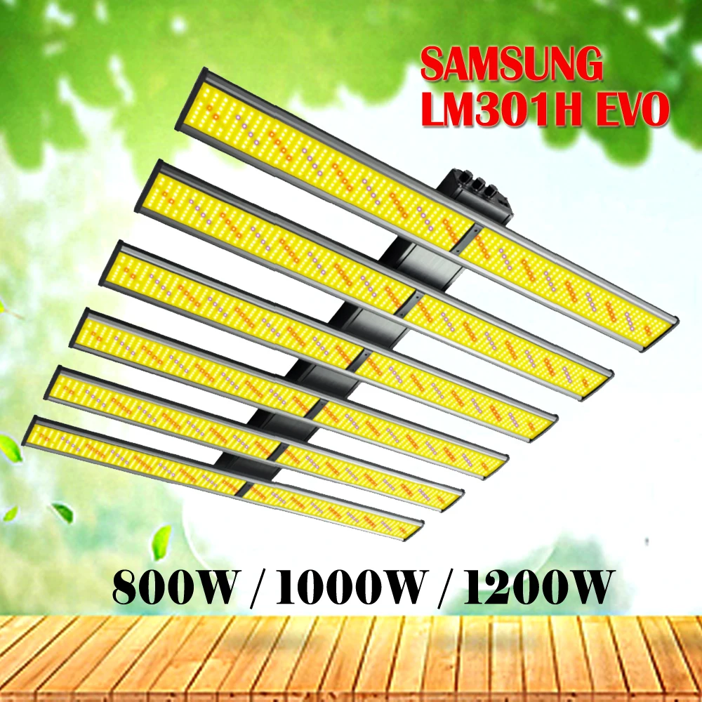 Indoor Grow light Bar LED Sam-sung LM301H EVO 800W/1000W/1200W High PPE 2.9 Professional  Phyto Lamp For Greenhouse Plants Grow