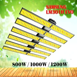 Barra de luz LED para cultivo en interiores, lámpara Phyto profesional Sam sung LM301H EVO de 800W/1000W/1200W de alto PPE 2,9 para cultivo de plantas de invernadero