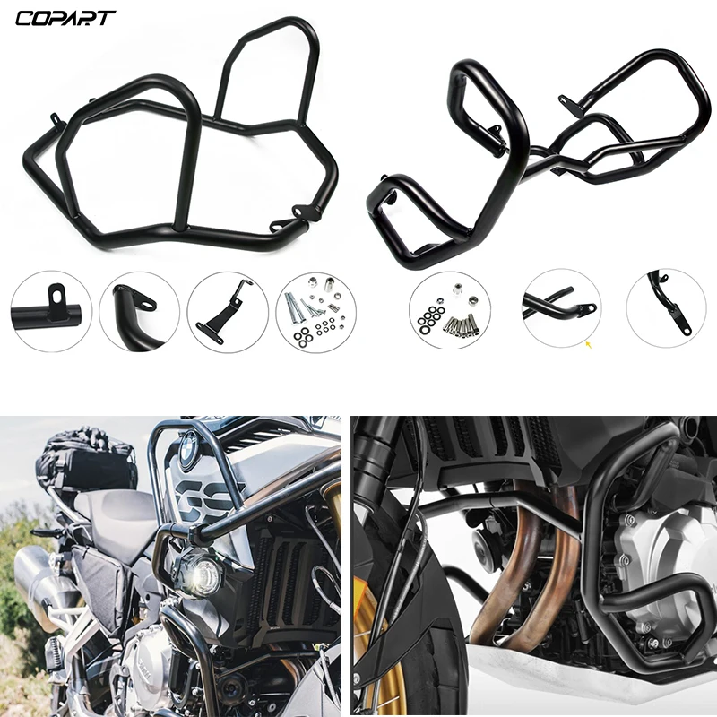 For BMW F850GS F750GS F750GS F850 GS 2017-2023 Bumper Stunt Cage Protector Motorcycle Highway Engine Guard Crash Bar Protection