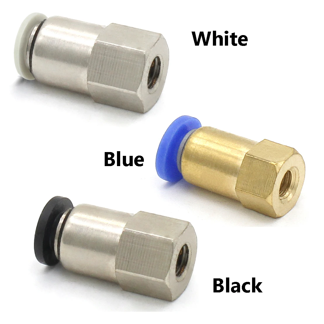 4mm~12mm Pneumatic Air Connector Fitting Female Thread Push in Quick Connect Fitting Straight Air Fitting