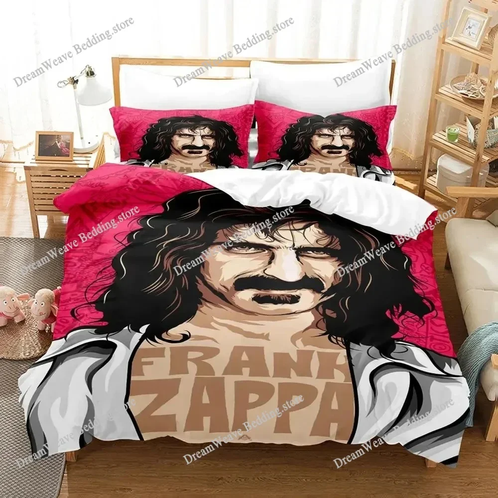 Frank Zappa Bedding Set Duvet Cover 3d Bedding Fashion Design Decoration King Duvet Cover Set Double Bed Set Bedding Sets