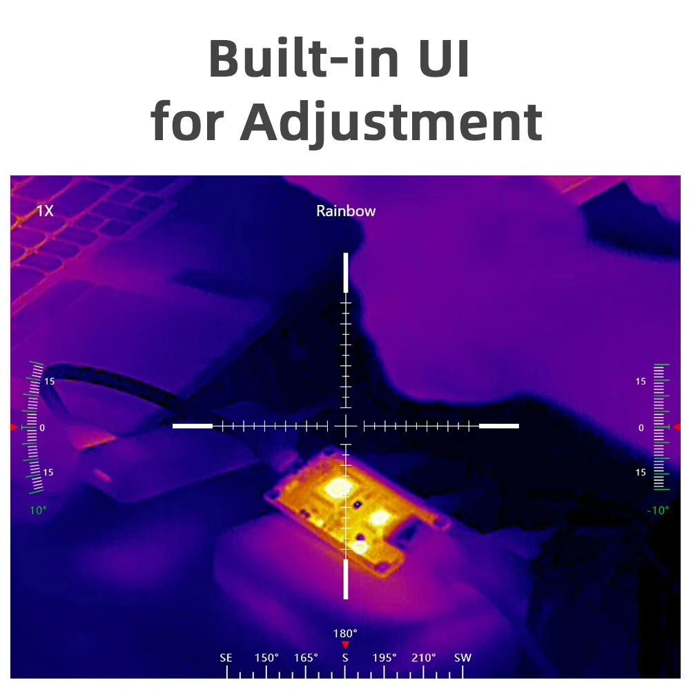 Câmera térmica infravermelha industriais não refrigerada 384x288, saída AHD + USB, simultânea, monitoramento de segurança, solução ASIC, A1T-AHD