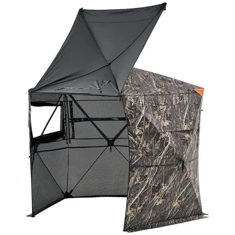 AliExpress – Hunting Blind 6-7 Person For Turkey Deer Hunting, Portable Camouflage Tent, Durable Concealed Shelter, Silent Zipper Door Window, 288 Degree 5 Side See-Through Ground Blinds with Carrying Bag