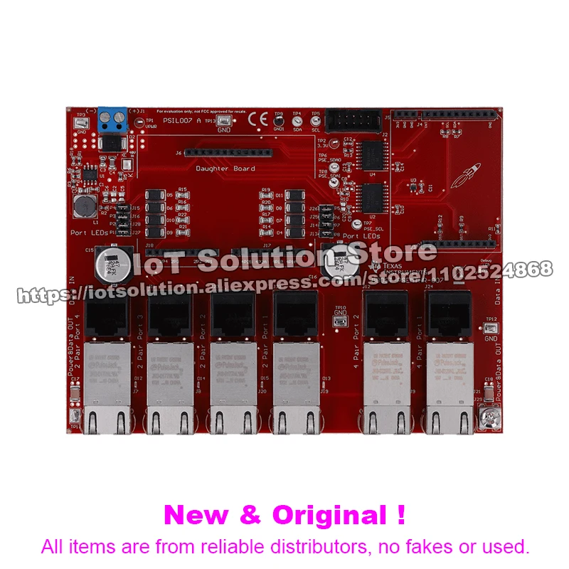 BOOST-PSEMTHR-007 TPS2388x motherboard for IEEE 802.3bt-ready PoE PSE applications BOOST PSEMTHR 007