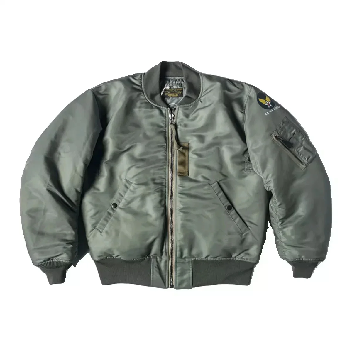 Bronson MA-1 Bomber Flight Jacket Fall Winter Men's Military Coat Water Resistant