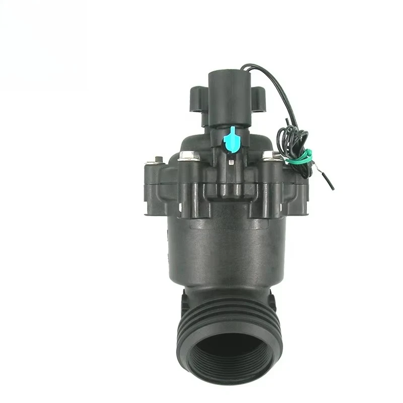 201BM 2" Plastic Solenoid Valve Electric Remote Control Irrigation 2 Inch Agriculture Landscaping Female BSP Flange DN250 AC DC