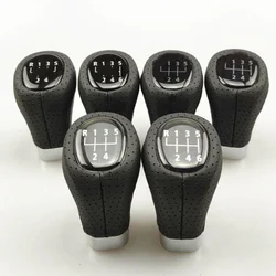 5 6 Speed Leather Gear Shift Knob for BMW 1 3 5 6 Series E30 E32 E34 E36 E38 E39 E46 E53 E60 E63 E83 E84 E90 E91 E92 F30