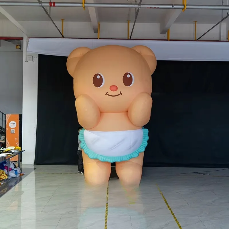 Customized 5m giant cartoon model big bear mascot inflatable