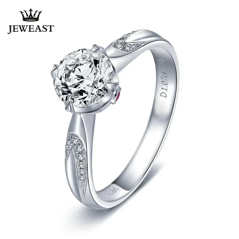 IDO Natural Diamond 18K Gold  Ring Real 18K Gold Solid  Ring Trendy Classic Party Fine Jewelry Hot Sell New 2025