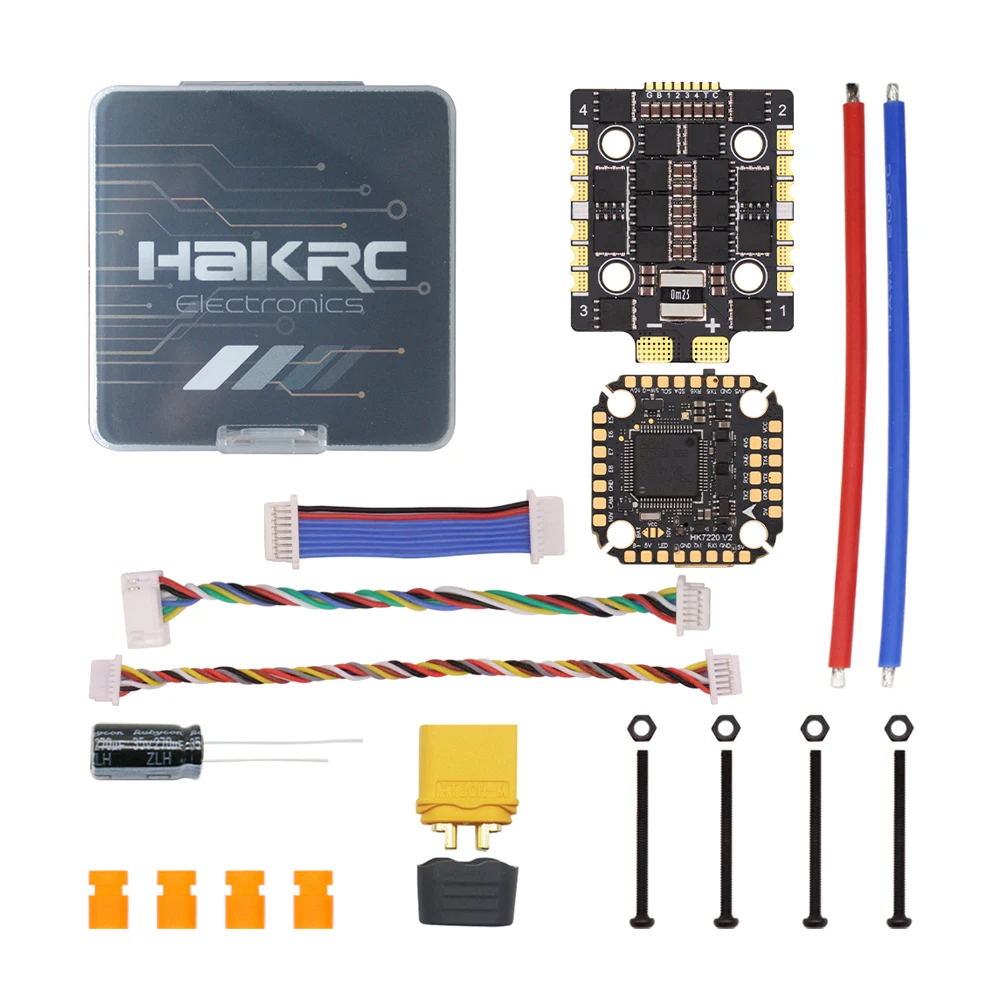 Pilha de vôo HAKRC 60A MiniF7 / MiniF4 2-6S 20*20mm compatível com unidade de ar DJI O3