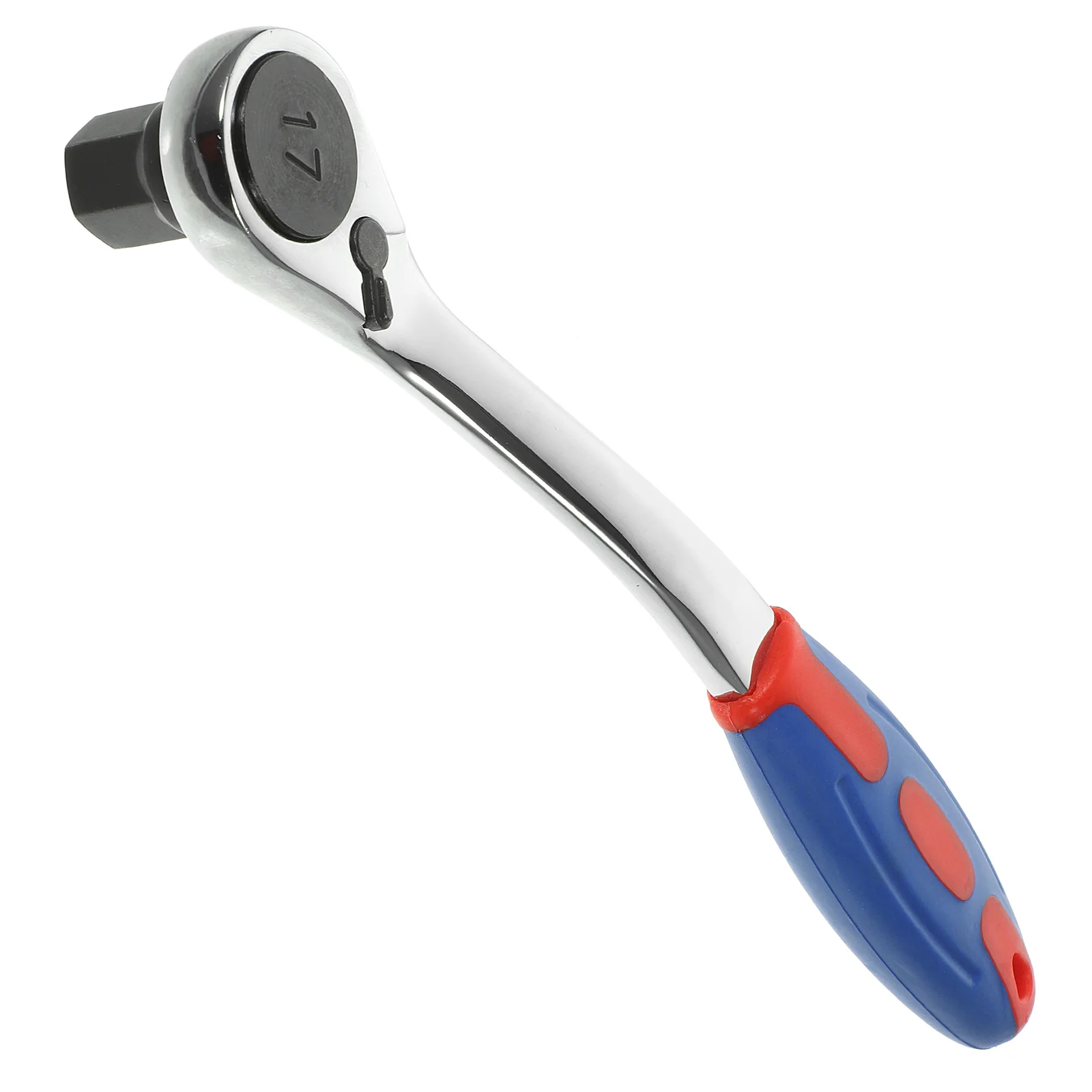 

Two-Way Ratchet Wrench 17mm Premium Steel Durable Quick-Release Round Head Spanner Tool Ideal for Home and Professional