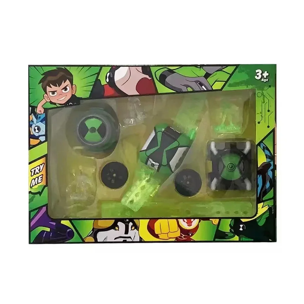 BEN10 Omnitrix Ben Tennyson Projection Watch Cartoon Transformation Device Sound Light Figure Children Christmas Toy Gifts