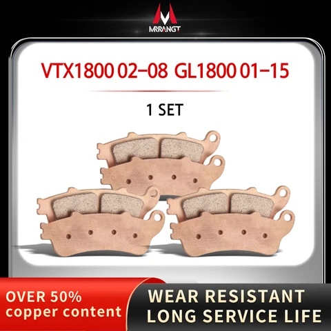Металлическая тормозная колодка Mrrangt для мотоцикла HONDA VTX1800 VTX 1800 2002-2008 GL1800 WING2001-2015 2018-2020