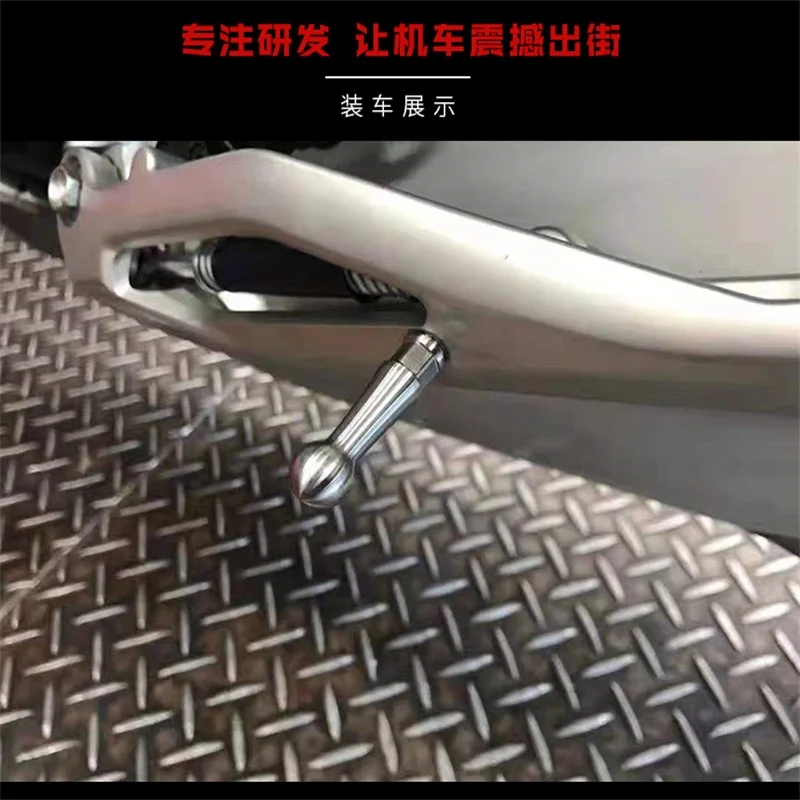 Motorcycle Kickstand Foot Brace Parking Leg Foot Side Support Stand Extension Bolt Screw For DUCATI Panigale V4 V4S