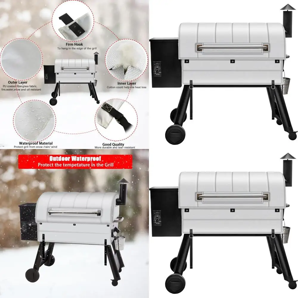 

Traeger 34 Series Insulated Grill Blanket - Compatible with Pro 34 & Texas Models, Winter BBQ Smoker Accessory