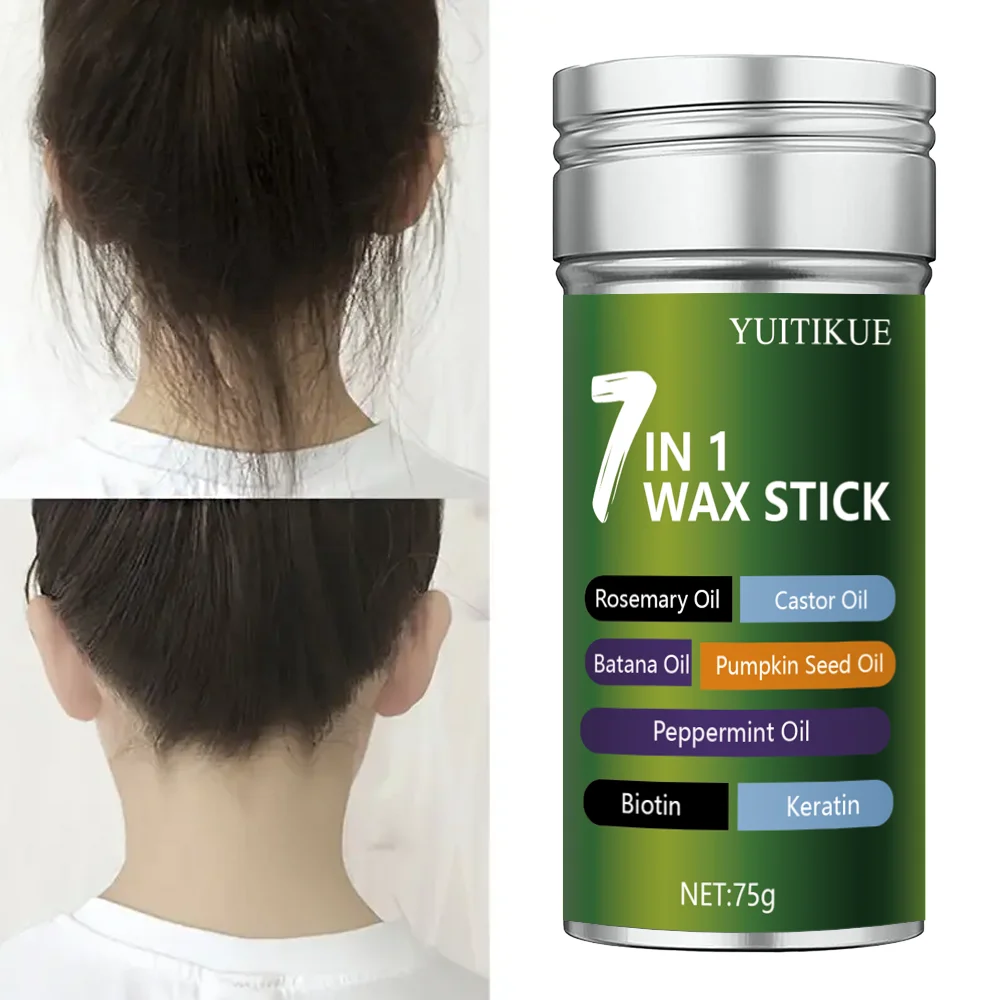 

YUITIKUE Hair Wax Stick Anti-Frizz, Controls Flyaway Hair, Styling Wax, Long-Lasting Smoothness, Repairs Broken Hair