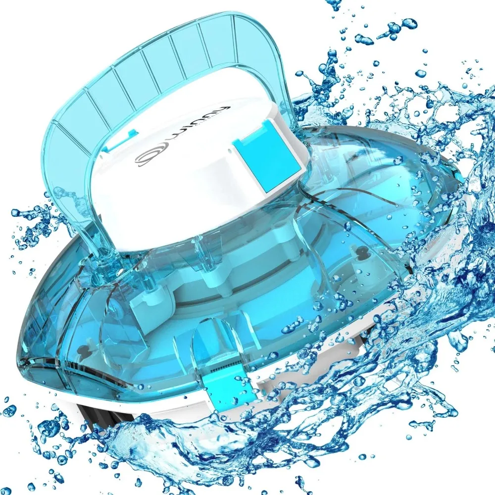 

Cordless Robotic Pool Vacuum Cleaner, Effortless Cleaning for Flat Bottom Above Ground Pools