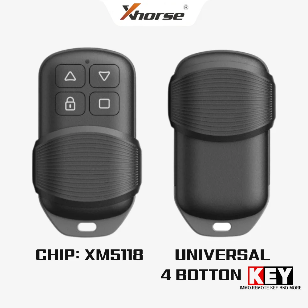 Xhorse XKGHG3EN 2ndGeneration Wire Remote Key Masker Garage 4 Buttons KeyCompatible with KEYTOOL PLUS/MAX PRO/MINI KEY TOOL