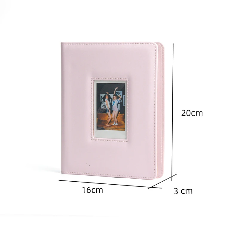 PUレザーカバー付きフォトアルバムカバー,288スロット,写真カードホルダー,ウィンドウディスプレイ,ブックコレクション,Fujifilm instax mini film,3インチ