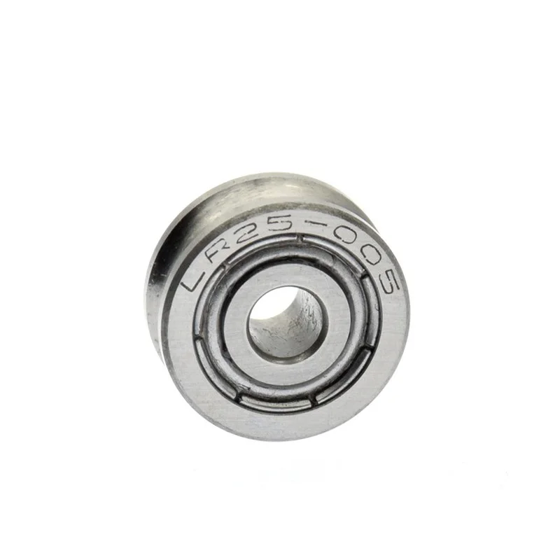 Grooved bearing Pulley U slot 5mm Diameter track Roller pulley LR25 non-standard Grooved guide Wheel 5*17*7mm Pulley wheel