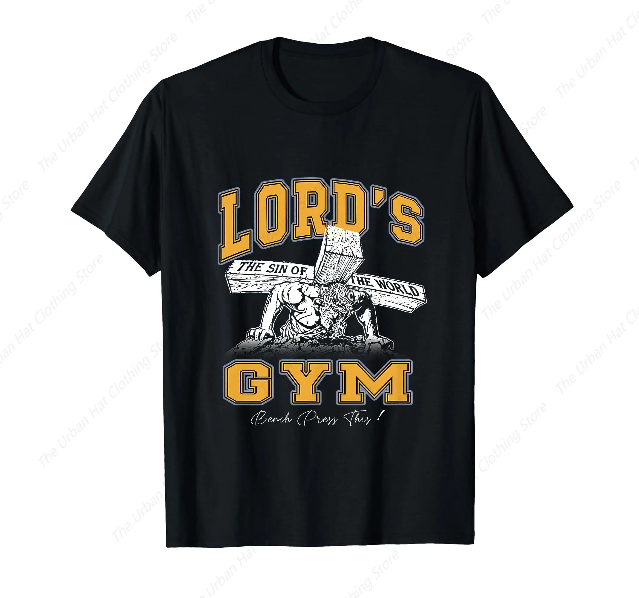 

Lord's Lovely Bodybuilder Vintage Gym Weightlifting Fitness T-Shirt Fashion Cotton Crew Neck Short Sleeves Man Clothing Shirts