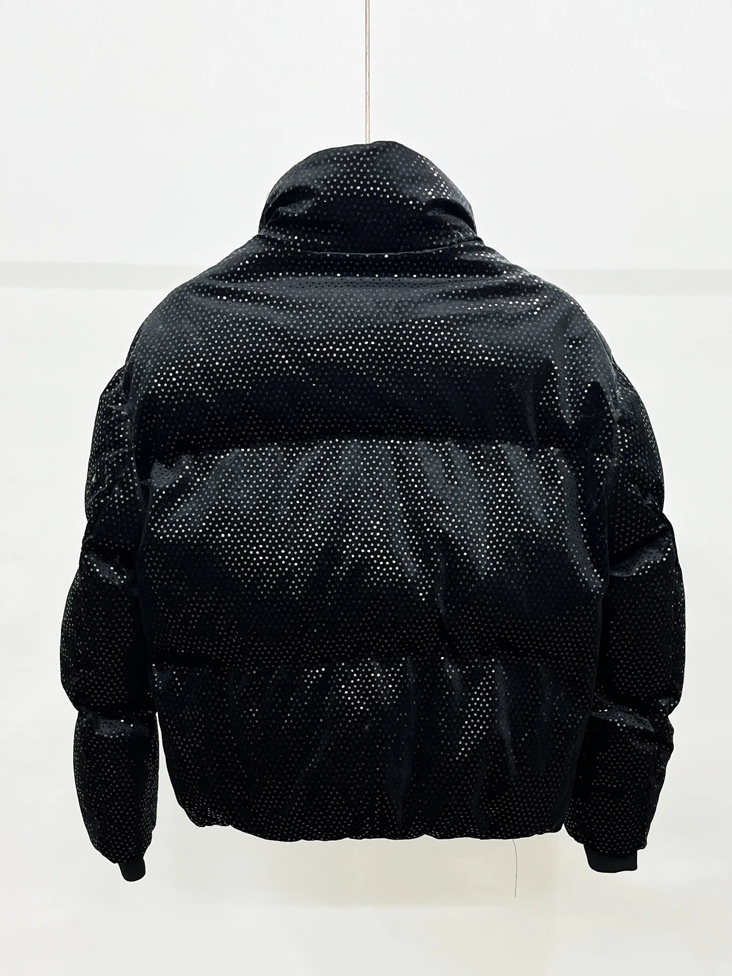 High-End Starry Sky Parkas Men 2025 Winter New Stylish Blingbling Parkas Stand Collar Warm Long Sleeve Handsome Outerwear Coats