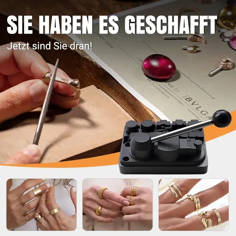 

Metal Wire Bending Jig Set with Adjustable Dies Gold Silver Copper Aluminum Strip Rolling Jewelry Bending Machine