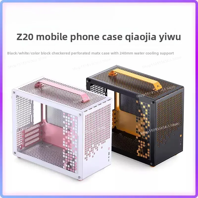 Z20 Chassis Removable Handle MATX Simple Desktop Support 240 Water Cooled Side Through Chassis