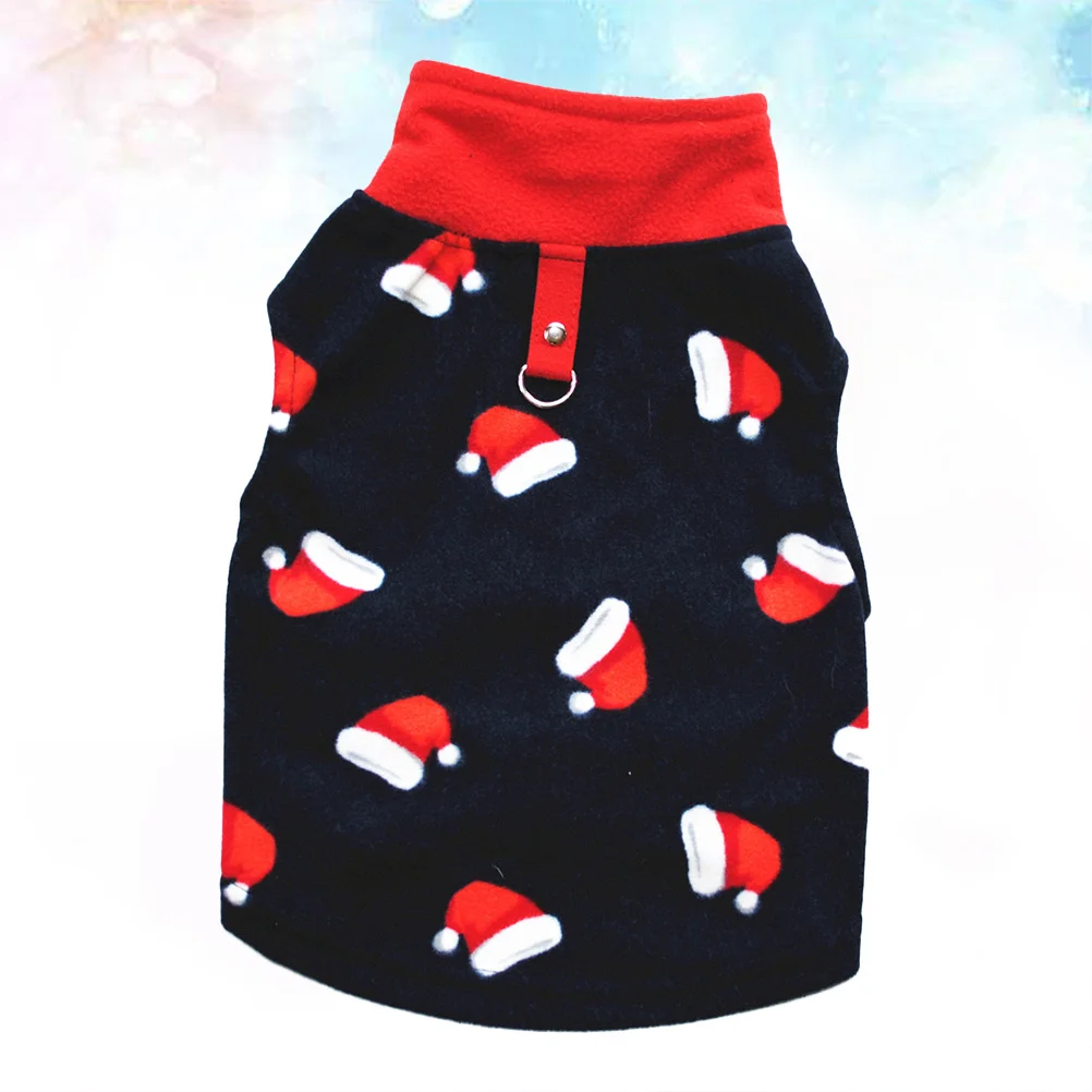 Pet Christmas Hat Warm Soft Stretchy Dog Winter Costume For Small Large Dogs Party Outfit Polar Fleece Pet Supplies Dog