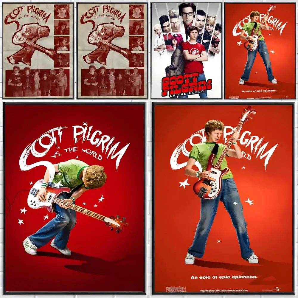 Movie Comedy S-Scott Pilgrim Vs The World Poster Distinct Home Decor Concepts Chic Indoor Art Pieces
