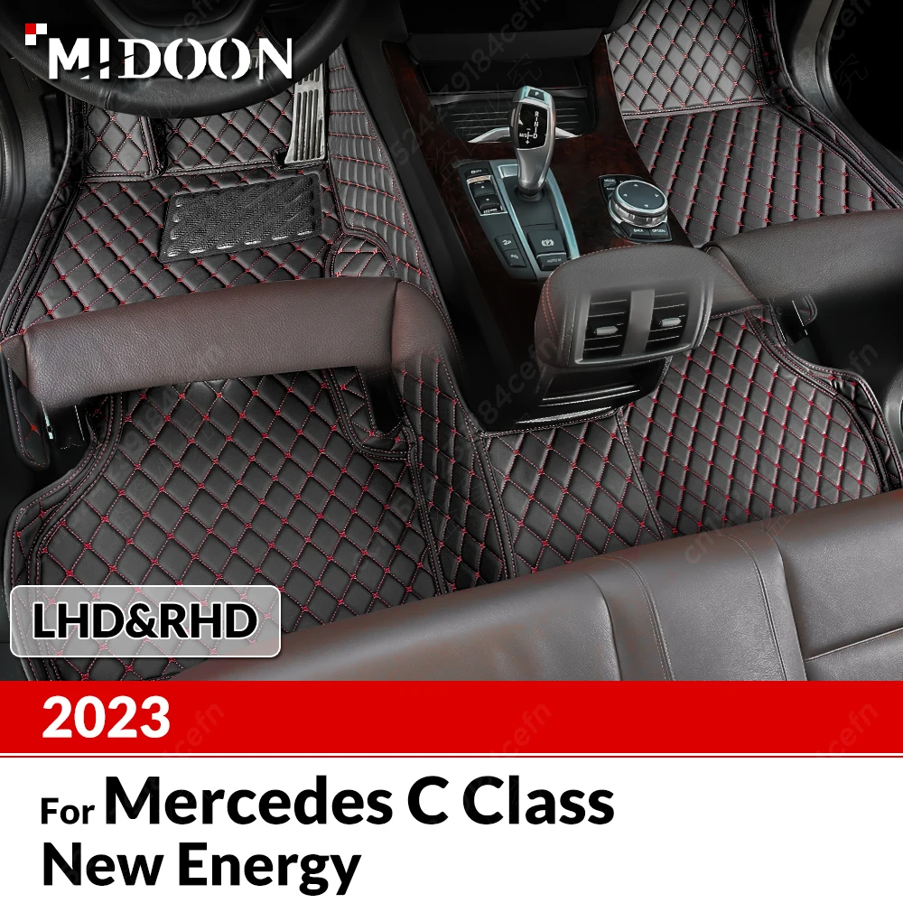

Автомобильные коврики на заказ для Mercedes Benz C Class New Energy 2023, автомобильный ковер, аксессуары для интерьера, защитные детали накладки